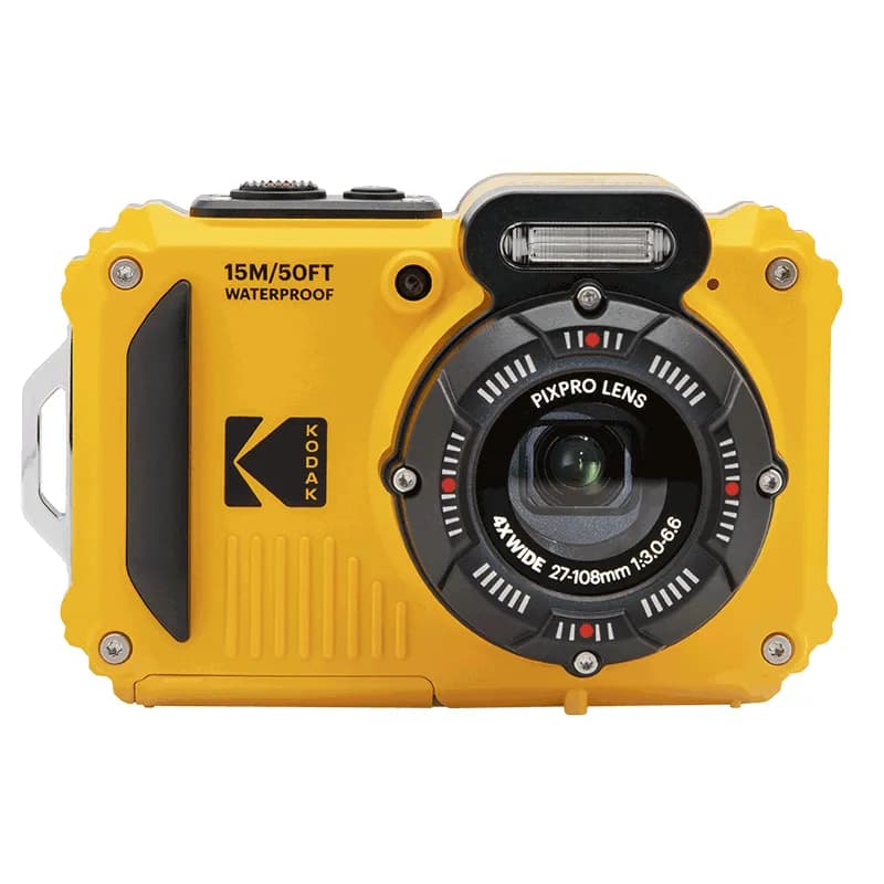 kodak Pixpro WPZ2-Wifi digitaalikamera, keltainen