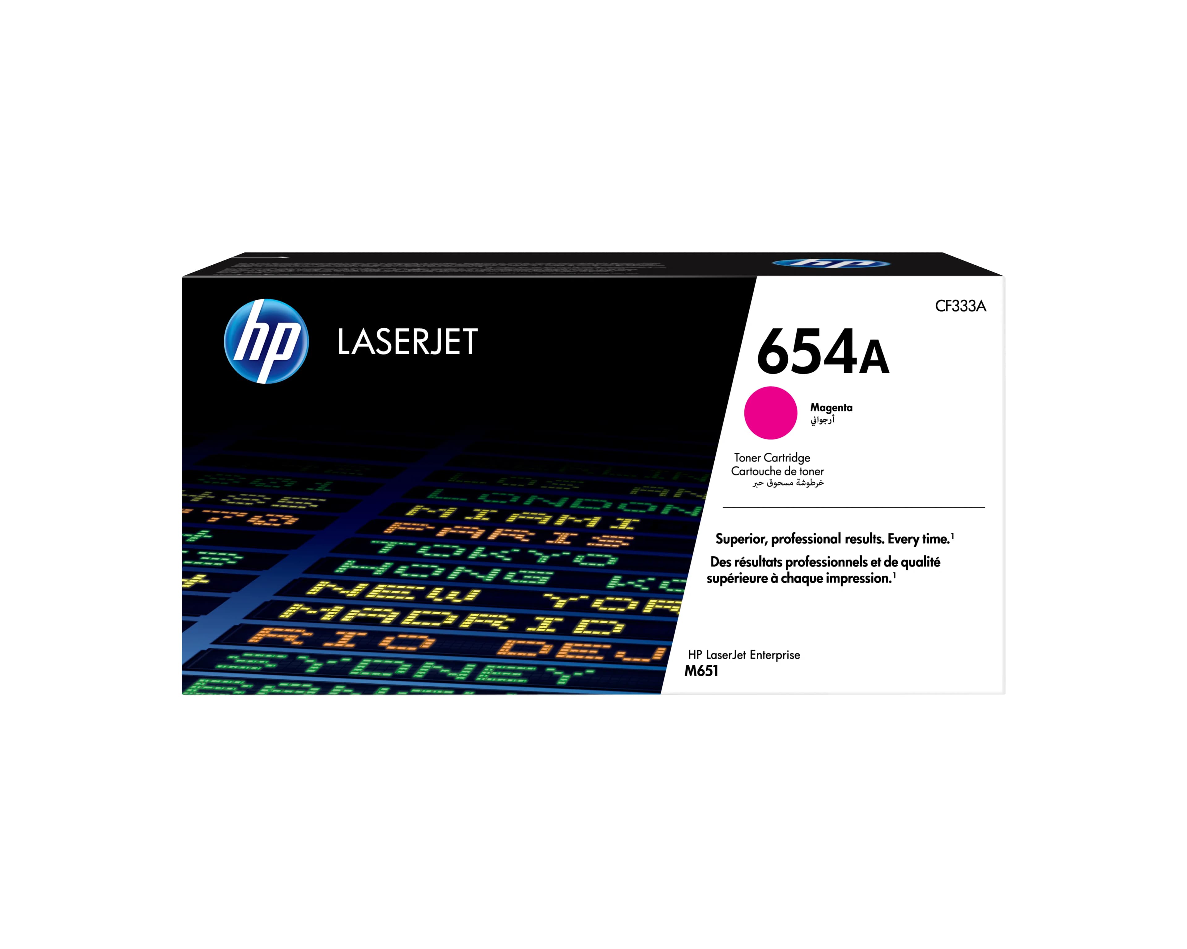 HP 654A-laservärikasetti, magenta