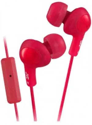 JVC Gumy Plus HAFR6REX -nappikuulokkeet, punainen