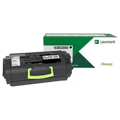 Lexmark MX717/MX718 Toner musta (Return) 11k 63B2000 Vastaa: N/A