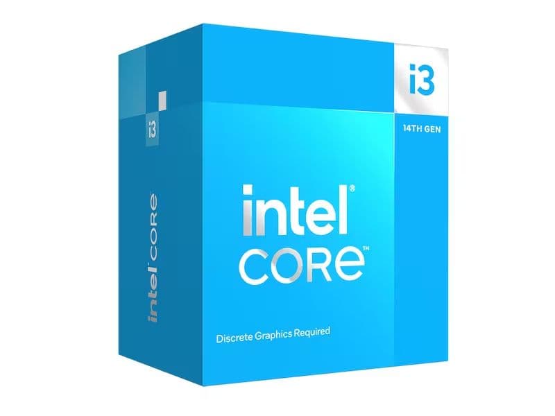 Intel® | Core™ i3-14100F - 4-ydin - 3,5 GHz (jopa 4,7 GHz Turbo) - LGA1700-Socket | Laatikko