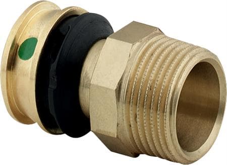 Raxofix overgang 25 x 34 muffe/nippel rødgods