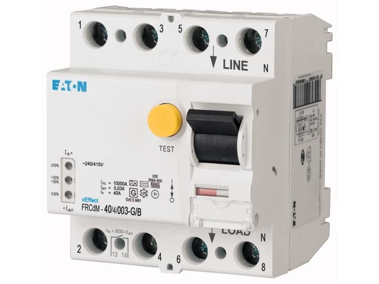 Eaton FRCDM-40/4/003-G/B, Vikavirtasuoja, 10000 A, IP20