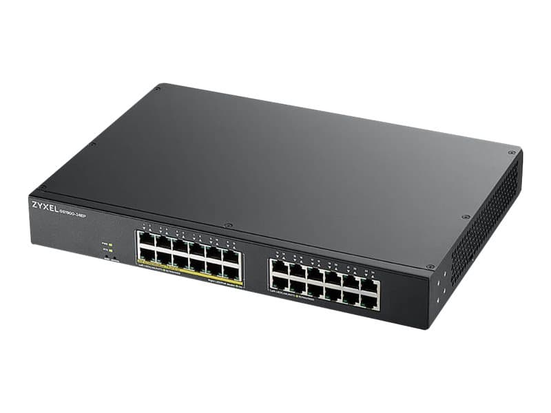 Zyxel GS1900-24EP, Hallittu, L2, Gigabit Ethernet (10/100/1000), Täysin kaksipuolinen, Power over Ethernet -tuki, Telineasennus