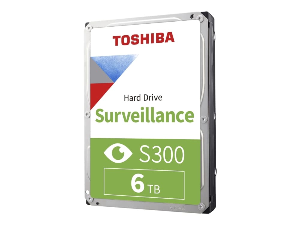 Toshiba S300 Surveillance - Kiintolevy - 6 TB - sisäinen - 3.5 - SATA 6Gb/s - 5400 rpm - puskuri: 256 MB