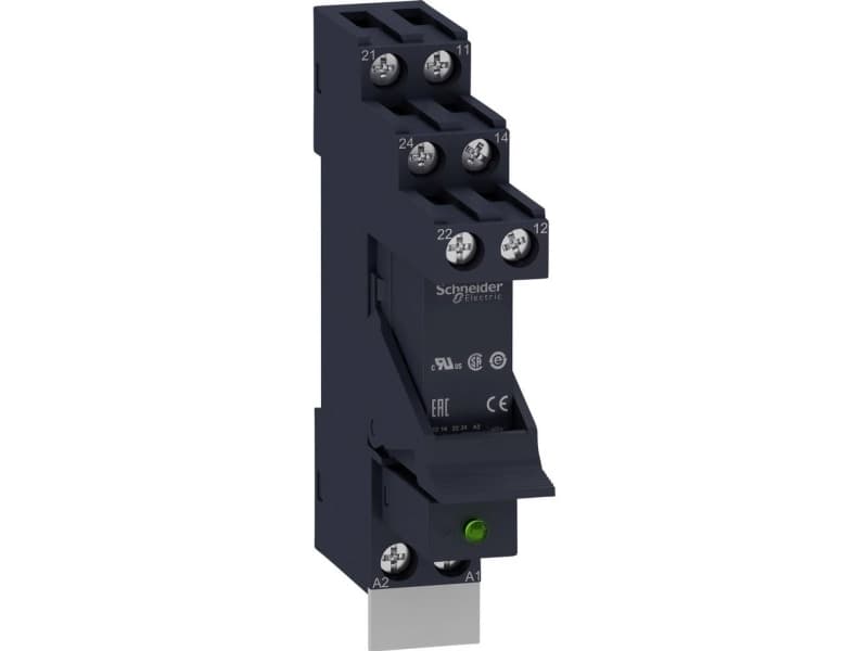 Schneider Electric RSB2A080BDPV Rajapintarele Nimellisjännite: 24 V/DC Katkaisuvirta (max.): 8 A 2 x kytkin 30 kpl