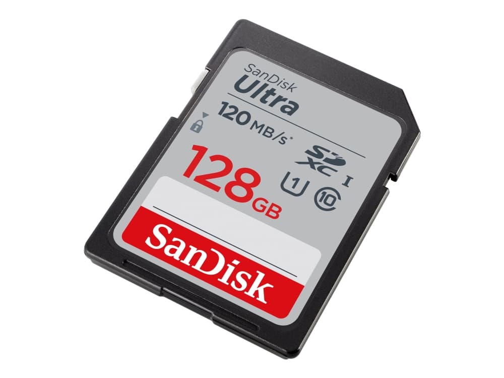 SanDisk Ultra - Flashhukommelseskortti - 128 GB - Luokka 10 - SDHC UHS-I