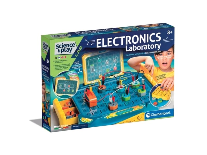 Clementoni Science & Play Electronics Laboratory, Koepakkaus, Sähkö, 8 vuosi/vuosia, Valikoidut värit