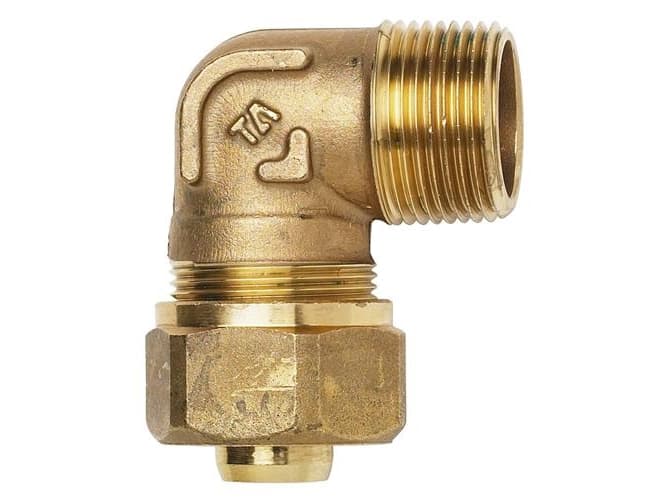 Vinkel kompressio TA 90° 15 mm X 3/4 nippeli