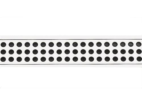 Unidrain-ritilä 3 mm:n vahvuisesta AISI 304 ruostumattomasta teräksestä ClassicLine-kehykseen - malli Classic, pituus 700 mm
