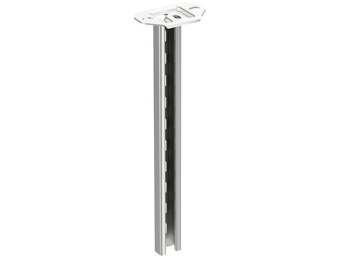 WIBE GROUP Katon heiluri 2F, korkeus 80 mm, leveys 135 mm, pituus 1000 mm, kuumasinkitty