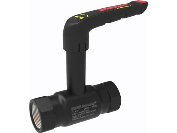 Ballomax teräskuulaventtiili DN25 - BBM2031 Musta Full Flow Hylsy1""xHylsy1"" PN25 Korkea kara