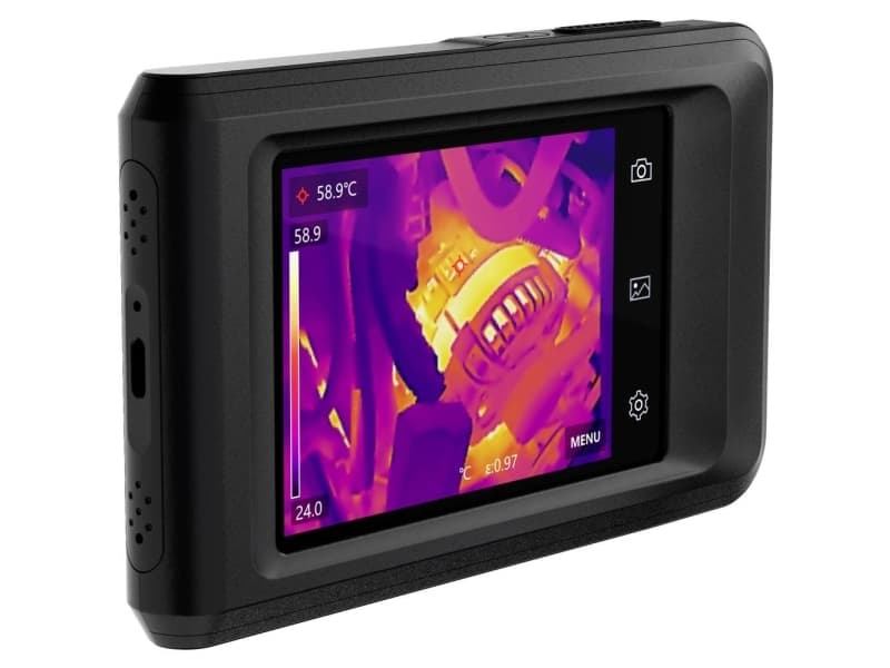HIKMICRO Pocket2 lommekamera - Termisk kamera 256x192 pixel, 20°C-400°C, inkl. tilbehør