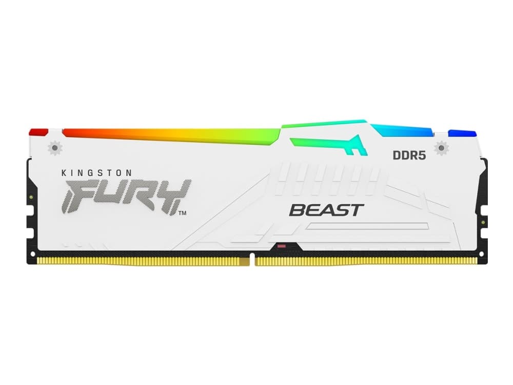 Kingston Technology FURY Beast RGB, 32 GB, 2 x 16 GB, DDR5, 5600 MHz, 288-pin DIMM