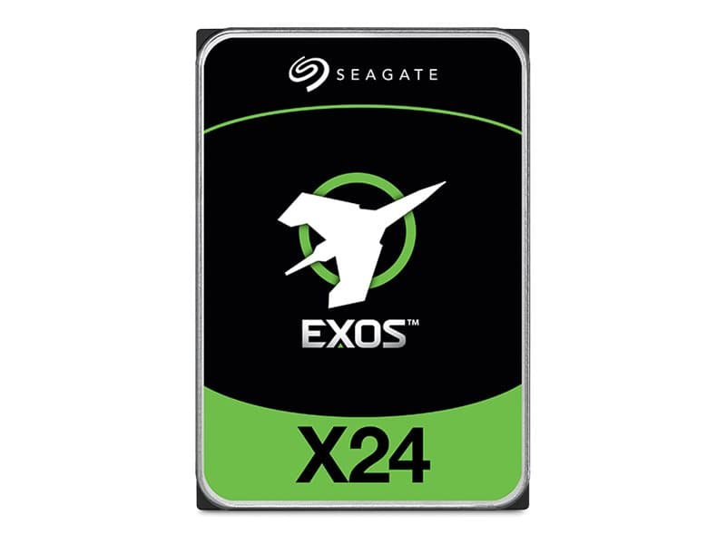 Seagate Exos X24 ST24000NM007H - Kiintolevy - Enterprise - 24 TB - sisäinen - 3,5 - SAS 12Gb/s - 7200 rpm - puskuri: 512 MB