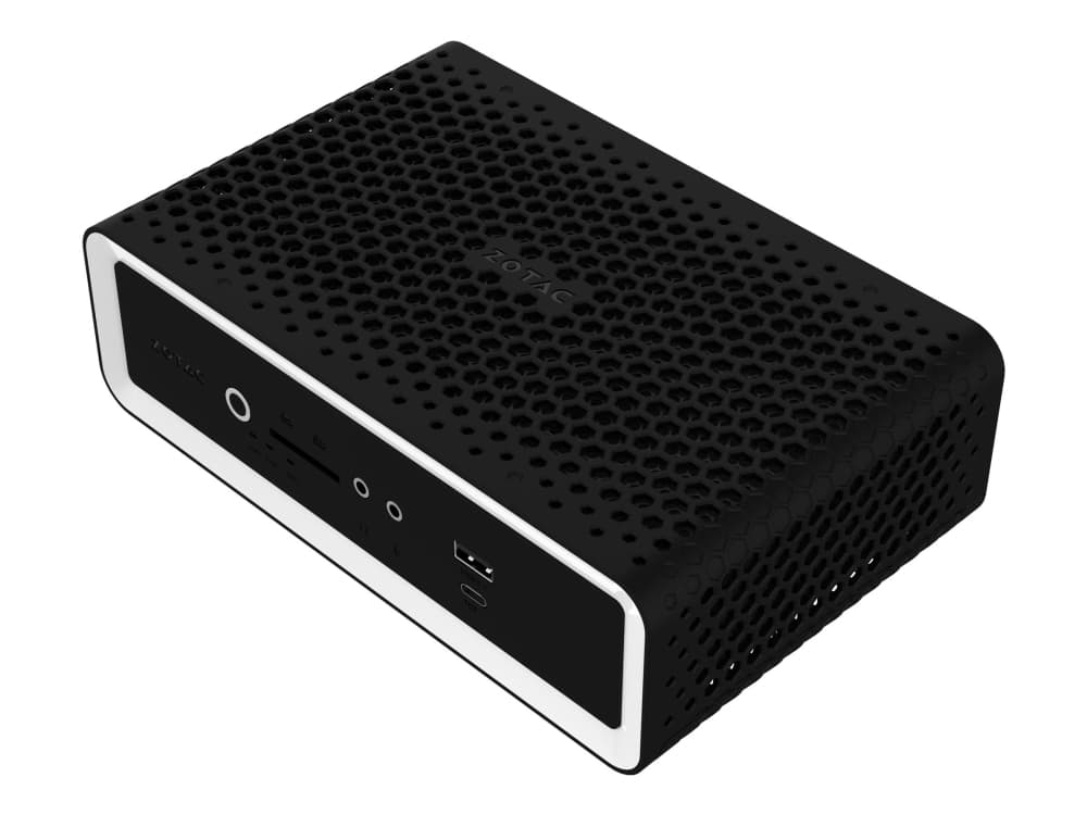 Zotac ZBOX CI629 NANO, 1.8L kokoinen PC, Työaseman barebone-runko, Intel® SoC, DDR5-SDRAM, PCI Express, SATA, 65 W
