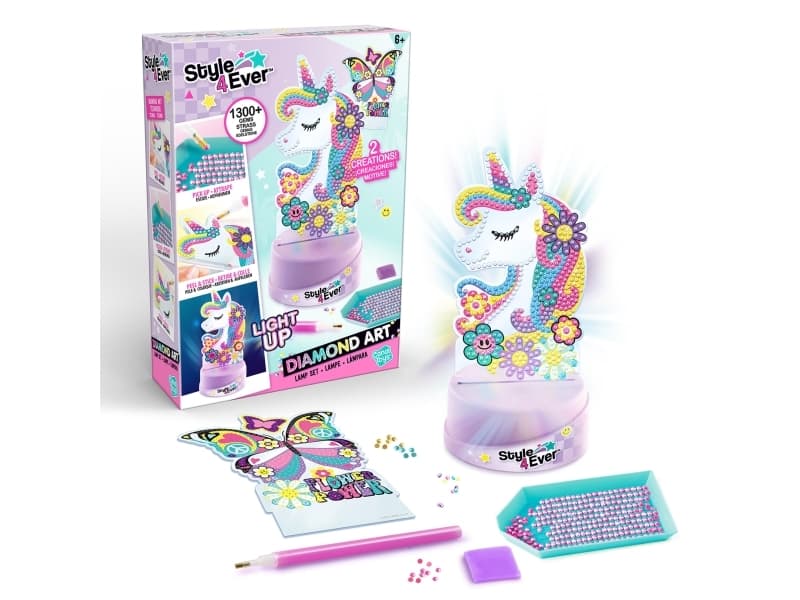STYLE 4 EVER Diamond Art Lamp Set