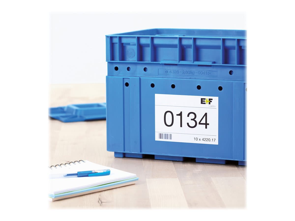 HERMA 4676, Valkoinen, Suorakulmio, Kiinteä, Paperi, Matta, Laser/Inkjet