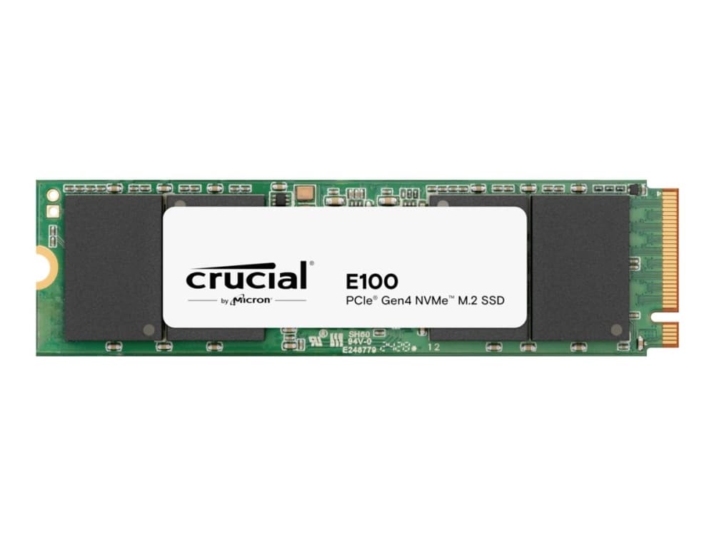 Crucial E100 - SSD - 1 TB - sisäinen - M.2 2280 - PCIe 4.0 x4 (NVMe)