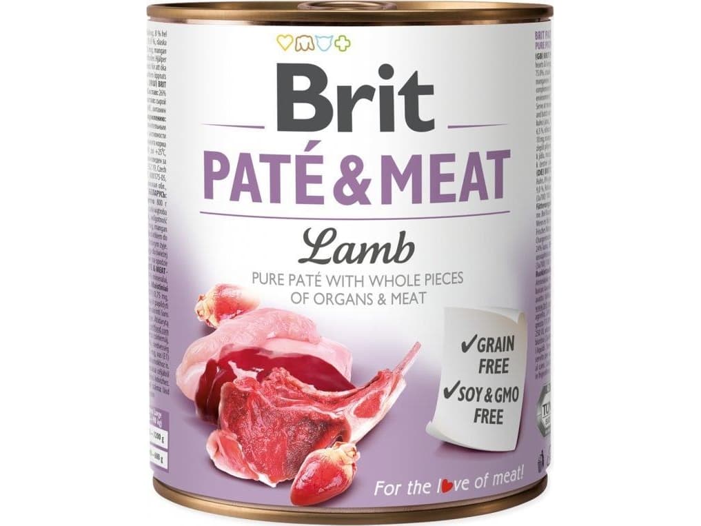 Brittiläinen tölkki PATE&amp MEAT LAMB /6 800g