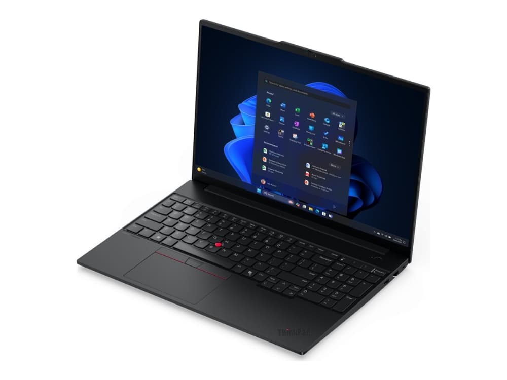 Lenovo ThinkPad E16 Gen 3 21SR - 180° hinge design - Intel Core Ultra 7 - 255H / jopa 5,1 GHz - Win 11 Pro - Arc Graphics 140T - 32 GB RAM - 512 GB SSD TCG Opal Encryption 2, NVMe - 16 IPS 1920 x 1200 - Gigabit Ethernet - Wi-Fi 6E, Bluetooth - musta - kbd: Pohjoismainen - 3 vuoden Lenovo kuriiripalvelulla/toimituksella, CO2-korvaus 0,5 tonnia (2. sukupolven)