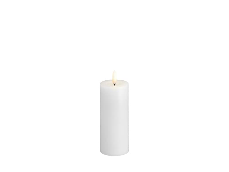 Moods &amp More LED-valaisin - valkoinen - silkki-ilmeellä - 49x125