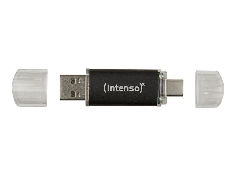 Intenso Twist Line, 256 GB, USB Type-A / USB Type-C, 3.2 Gen 1 (3.1 Gen 1), Suojus, 9 g, Antrasiitti