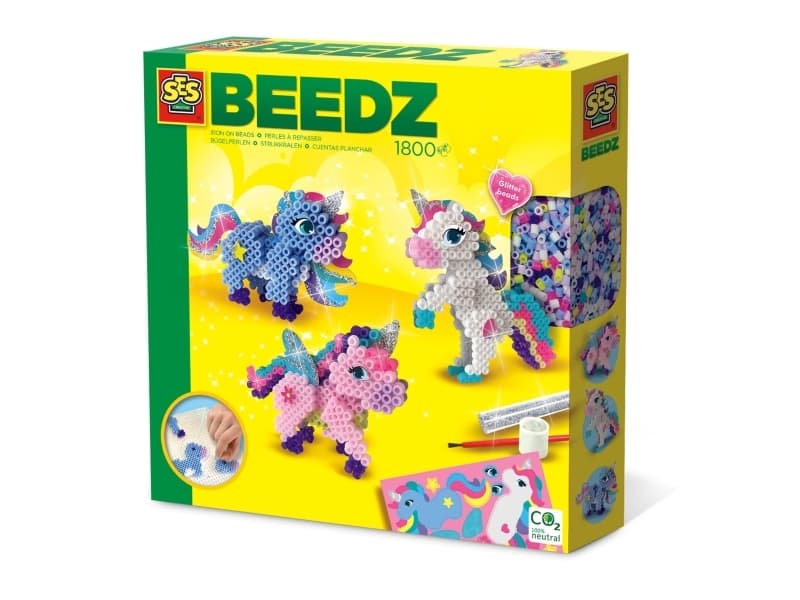 SES Creative Beedz 06263, 5 vuosi/vuosia, Poika/tyttö, Esikoulu, Yksisarvinen, Monivärinen, 1800 kpl