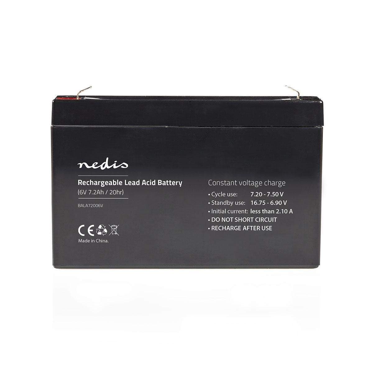 Lyijyakku | Lyijyhappo | Ladattava | 6 V | 7200 mAh