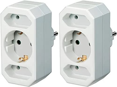 Brennenstuhl virtapaneeli, 1xCEE 7/4, 2xCEE 7/16, CEE 7/7 liitin, valkoinen
