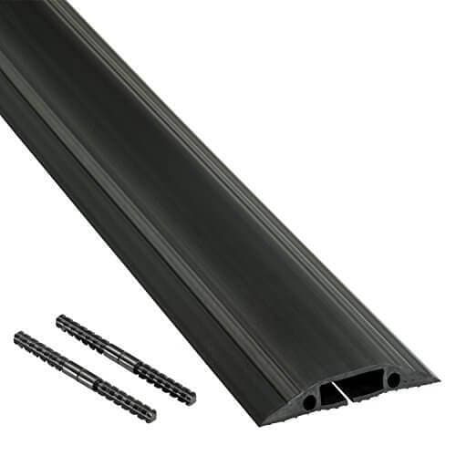 D-LINE Lattia Kaapelikanava PVC Pro Musta 1,8m