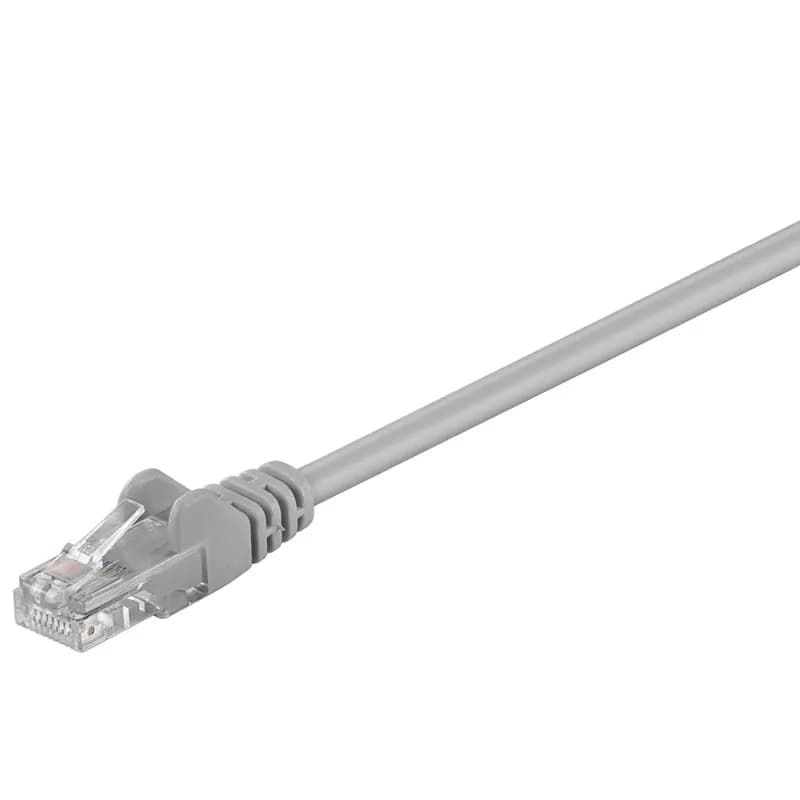 GOOBAY Cat6 U/UTP RJ45 10m -verkkokaapeli, harmaa