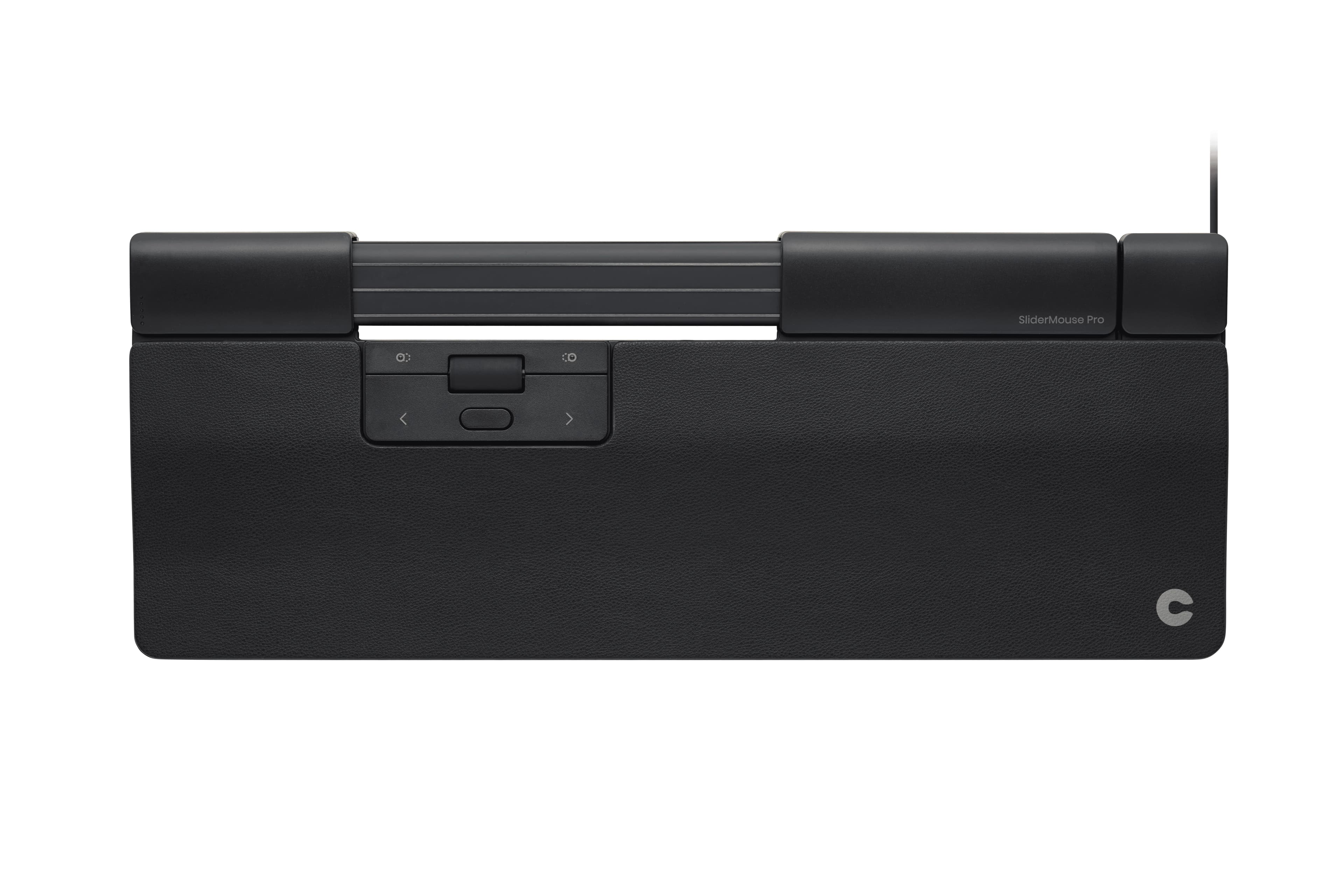 Contour SliderMouse Pro Wired Extended Wrist Rest Vegan leather