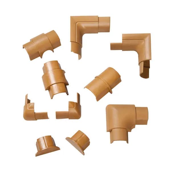 D-LINE Adapterisetti 30x15mm Tammenvärinen