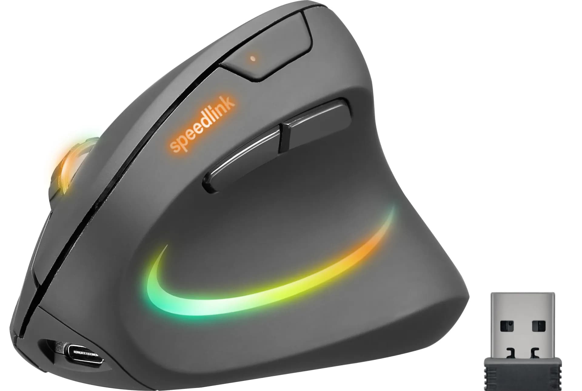 Speedlink PIAVO PRO -langaton peli-ergonominen hiiri, musta
