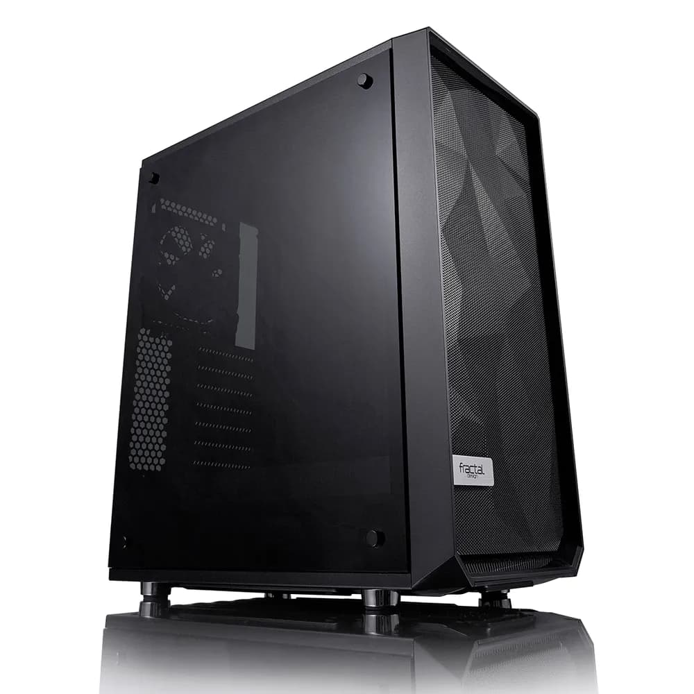Fractal Design Meshify C -miditornikotelo ikkunalla, musta