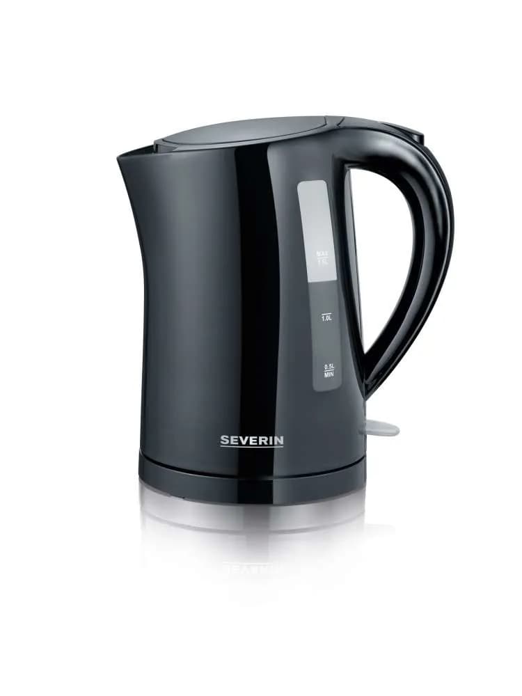Severin WK 3498 -vedenkeitin, 1,5 l, 2200 W, musta