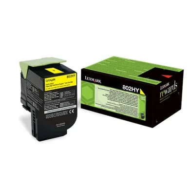 Lexmark Värikasetti keltainen 3.000 sivua 80C2HYE Vastaa: N/A