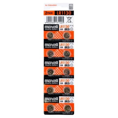 MAXELL Maxell LR1130 10-kpl 11717100 Vastaa: N/A