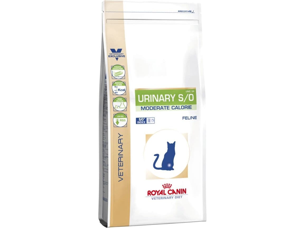 Royal Canin Urinary S/O Moderate Calorie, Adult, 9 kg, Antioksidantit sisältyvät