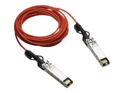 HPE Aruba Direct Attach Copper Cable - 10GBase Direct Attach -kaapeli - SFP+ SFP+:sta SFP+:aan - 7 m - HPE Aruba 2930M 24 Smart Rate POE+ 1-Slot, 8320:lle