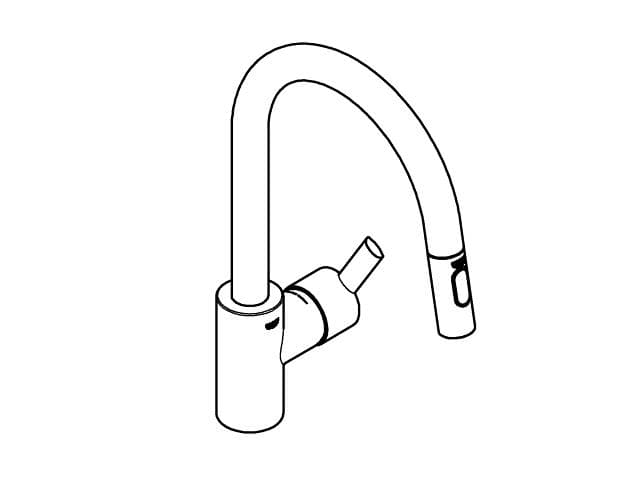 GROHE 31486001, Kylpyhuoneen lavuaari