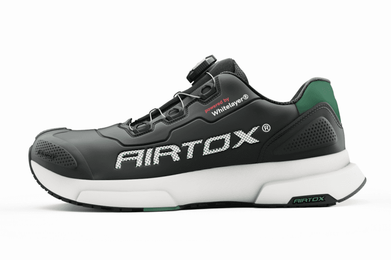 Airtox sikkerhedssko str. 43 - FL44, Styrosoft såler, Whitelayer sømværn, Wirelukning, Airtox sikkerhedssko str. 43 - FL44