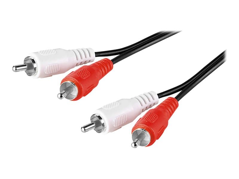 goobay AVK 128-1000 - Äänikaapeli - RCA uros RCA uros - 10 m - pyöreä