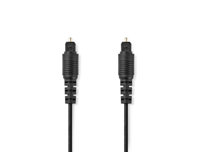 Nedis CAGL25000BK30, TOSLINK, urosliitin, TOSLINK, urosliitin, 3 m, musta