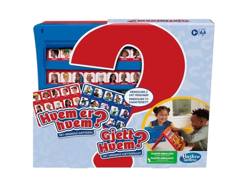 Hasbro Gaming Guess Who?, Lautapelin lisäosa, Yhdistelypeli, 6 vuosi/vuosia